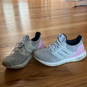 Adidas Ultra Boost Grey and pink